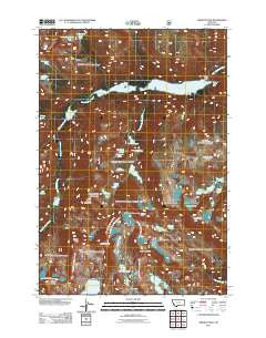 Granite Peak Montana Historical topographic map, 1:24000 scale, 7.5 X 7.5 Minute, Year 2011