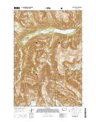Granite Peak Montana Current topographic map, 1:24000 scale, 7.5 X 7.5 Minute, Year 2014