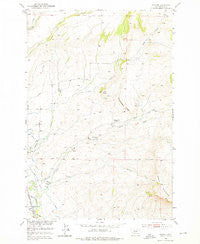 Grannis Montana Historical topographic map, 1:24000 scale, 7.5 X 7.5 Minute, Year 1951