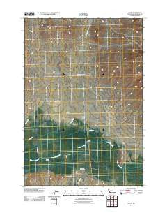 Grant Montana Historical topographic map, 1:24000 scale, 7.5 X 7.5 Minute, Year 2011