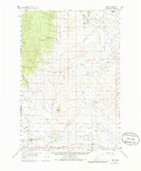 Grant Montana Historical topographic map, 1:62500 scale, 15 X 15 Minute, Year 1959