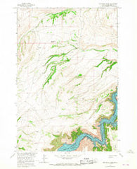 Grapevine Dome Montana Historical topographic map, 1:24000 scale, 7.5 X 7.5 Minute, Year 1964