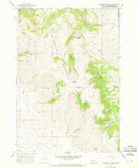 Graphite Mountain Montana Historical topographic map, 1:24000 scale, 7.5 X 7.5 Minute, Year 1965