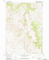 Graphite Mountain Montana Historical topographic map, 1:24000 scale, 7.5 X 7.5 Minute, Year 1965