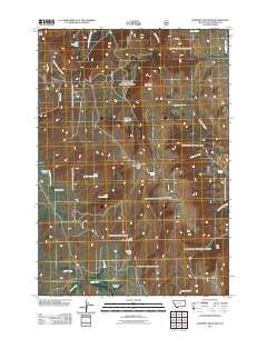 Graphite Mountain Montana Historical topographic map, 1:24000 scale, 7.5 X 7.5 Minute, Year 2011