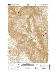Graphite Mountain Montana Current topographic map, 1:24000 scale, 7.5 X 7.5 Minute, Year 2014