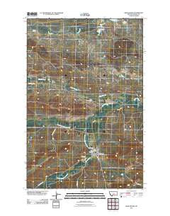 Grass Range Montana Historical topographic map, 1:24000 scale, 7.5 X 7.5 Minute, Year 2011