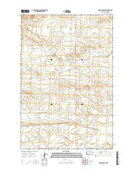 Grass Range NE Montana Current topographic map, 1:24000 scale, 7.5 X 7.5 Minute, Year 2014