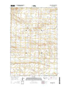 Grass Range NE Montana Current topographic map, 1:24000 scale, 7.5 X 7.5 Minute, Year 2014