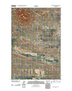 Grass Range NW Montana Historical topographic map, 1:24000 scale, 7.5 X 7.5 Minute, Year 2011
