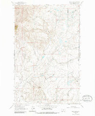 Grassy Butte Montana Historical topographic map, 1:24000 scale, 7.5 X 7.5 Minute, Year 1962