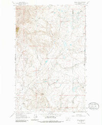 Grassy Butte Montana Historical topographic map, 1:24000 scale, 7.5 X 7.5 Minute, Year 1962