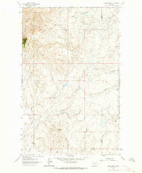 Grassy Butte Montana Historical topographic map, 1:24000 scale, 7.5 X 7.5 Minute, Year 1962