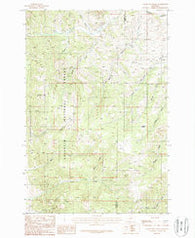 Grassy Mountain Montana Historical topographic map, 1:24000 scale, 7.5 X 7.5 Minute, Year 1987