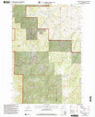 Grassy Mountain Montana Historical topographic map, 1:24000 scale, 7.5 X 7.5 Minute, Year 2000