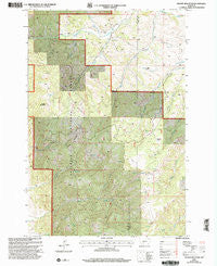 Grassy Mountain Montana Historical topographic map, 1:24000 scale, 7.5 X 7.5 Minute, Year 2000