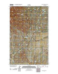 Grassy Butte Montana Historical topographic map, 1:24000 scale, 7.5 X 7.5 Minute, Year 2011