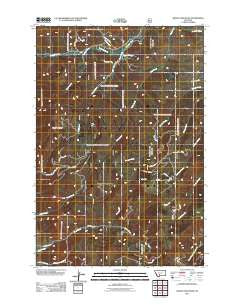Grassy Mountain Montana Historical topographic map, 1:24000 scale, 7.5 X 7.5 Minute, Year 2011