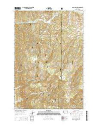 Grassy Mountain Montana Current topographic map, 1:24000 scale, 7.5 X 7.5 Minute, Year 2014