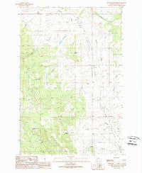 Gravely Mountain Montana Historical topographic map, 1:24000 scale, 7.5 X 7.5 Minute, Year 1989