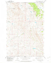 Graveyard Hill SW Montana Historical topographic map, 1:24000 scale, 7.5 X 7.5 Minute, Year 1982