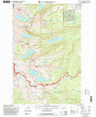 Gray Wolf Lake Montana Historical topographic map, 1:24000 scale, 7.5 X 7.5 Minute, Year 1994