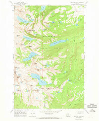 Gray Wolf Lake Montana Historical topographic map, 1:24000 scale, 7.5 X 7.5 Minute, Year 1965