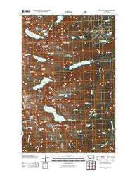 Gray Wolf Lake Montana Historical topographic map, 1:24000 scale, 7.5 X 7.5 Minute, Year 2011