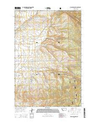 Grayhorse Creek Montana Current topographic map, 1:24000 scale, 7.5 X 7.5 Minute, Year 2014