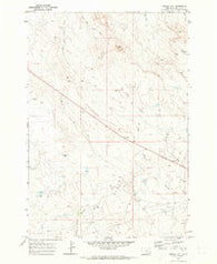 Greasy Hill Montana Historical topographic map, 1:24000 scale, 7.5 X 7.5 Minute, Year 1970
