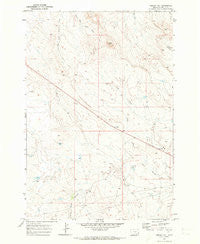 Greasy Hill Montana Historical topographic map, 1:24000 scale, 7.5 X 7.5 Minute, Year 1970