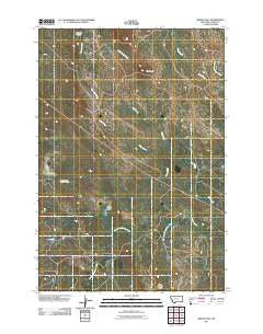 Greasy Hill Montana Historical topographic map, 1:24000 scale, 7.5 X 7.5 Minute, Year 2011