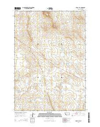 Greasy Hill Montana Current topographic map, 1:24000 scale, 7.5 X 7.5 Minute, Year 2014