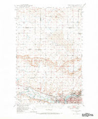 Great Falls Montana Historical topographic map, 1:62500 scale, 15 X 15 Minute, Year 1949