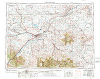 Great Falls Montana Historical topographic map, 1:250000 scale, 1 X 2 Degree, Year 1954