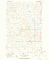 Grebe Ranch Montana Historical topographic map, 1:24000 scale, 7.5 X 7.5 Minute, Year 1962
