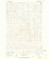 Grebe Ranch Montana Historical topographic map, 1:24000 scale, 7.5 X 7.5 Minute, Year 1962