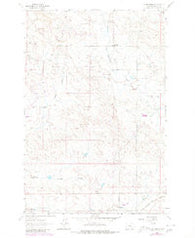 Grebe Ranch Montana Historical topographic map, 1:24000 scale, 7.5 X 7.5 Minute, Year 1962