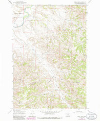 Green Creek Montana Historical topographic map, 1:24000 scale, 7.5 X 7.5 Minute, Year 1966