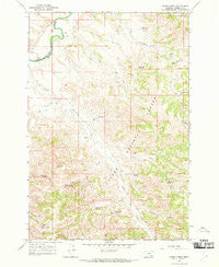 Green Creek Montana Historical topographic map, 1:24000 scale, 7.5 X 7.5 Minute, Year 1966