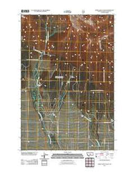Green Ashly Gulch Montana Historical topographic map, 1:24000 scale, 7.5 X 7.5 Minute, Year 2011