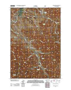 Green Creek Montana Historical topographic map, 1:24000 scale, 7.5 X 7.5 Minute, Year 2011