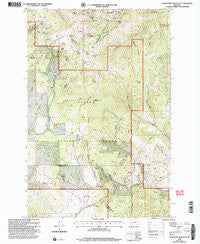 Greenhorn Mountain Montana Historical topographic map, 1:24000 scale, 7.5 X 7.5 Minute, Year 2001