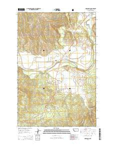 Greenough Montana Current topographic map, 1:24000 scale, 7.5 X 7.5 Minute, Year 2014