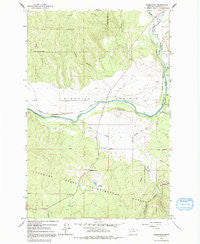 Greenough Montana Historical topographic map, 1:24000 scale, 7.5 X 7.5 Minute, Year 1965