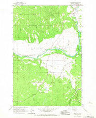 Greenough Montana Historical topographic map, 1:24000 scale, 7.5 X 7.5 Minute, Year 1965