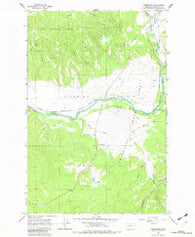 Greenough Montana Historical topographic map, 1:24000 scale, 7.5 X 7.5 Minute, Year 1965