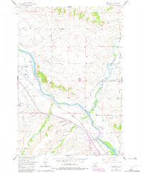 Greycliff Montana Historical topographic map, 1:24000 scale, 7.5 X 7.5 Minute, Year 1955
