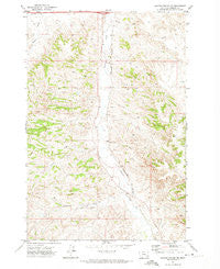 Griffin Coulee NE Montana Historical topographic map, 1:24000 scale, 7.5 X 7.5 Minute, Year 1971