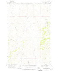 Griffin Coulee NW Montana Historical topographic map, 1:24000 scale, 7.5 X 7.5 Minute, Year 1971